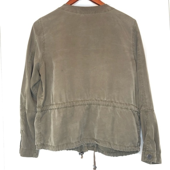 Ricki’s Women’s Utility/ Cargo Jacket drawstring in Large in olive and grey (2) - Picture 3 of 8